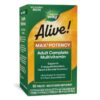 Мултивитамини Алайв Max6 максимум сила - без желязо - Alive!® Max6 Potency Multivitamin