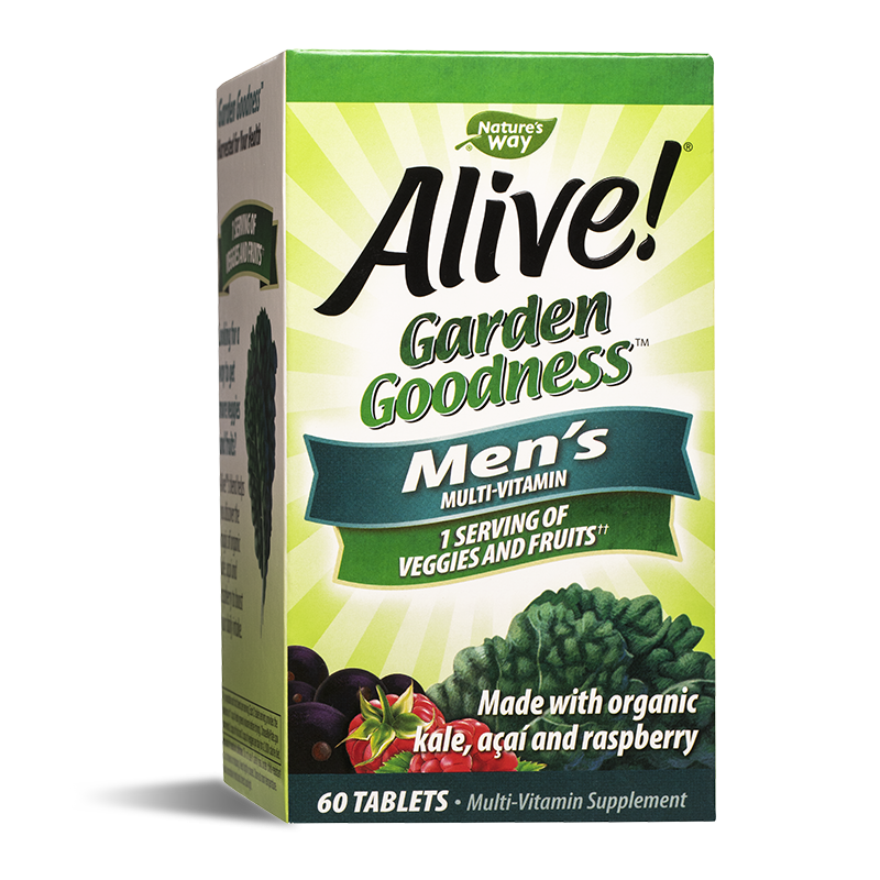 Мултивитамини за мъже Алайв - Alive! Garden Goodness™ Men`s Multi-Vitamin