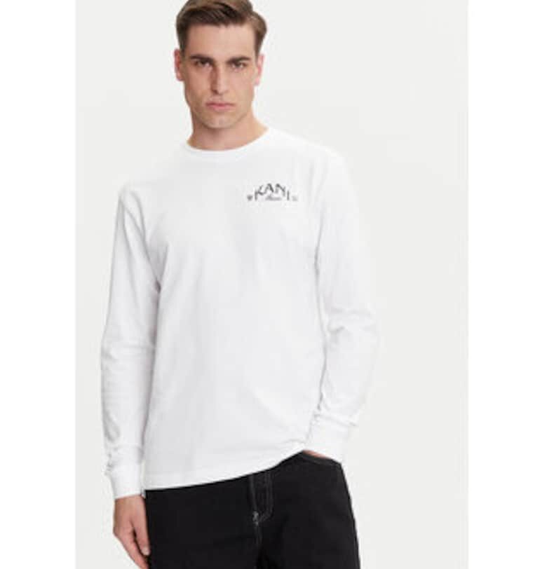 Мъжка блуза -  100% памук - бяла - Karl Kani