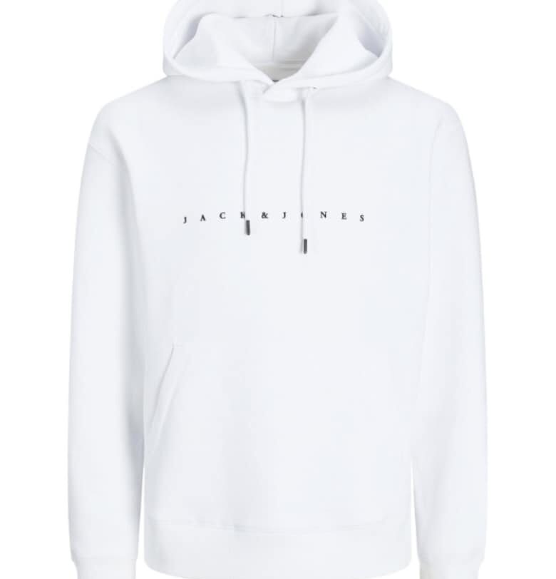 Мъжка блуза -  302304448 - Полиестер - Бял Jack  Jones