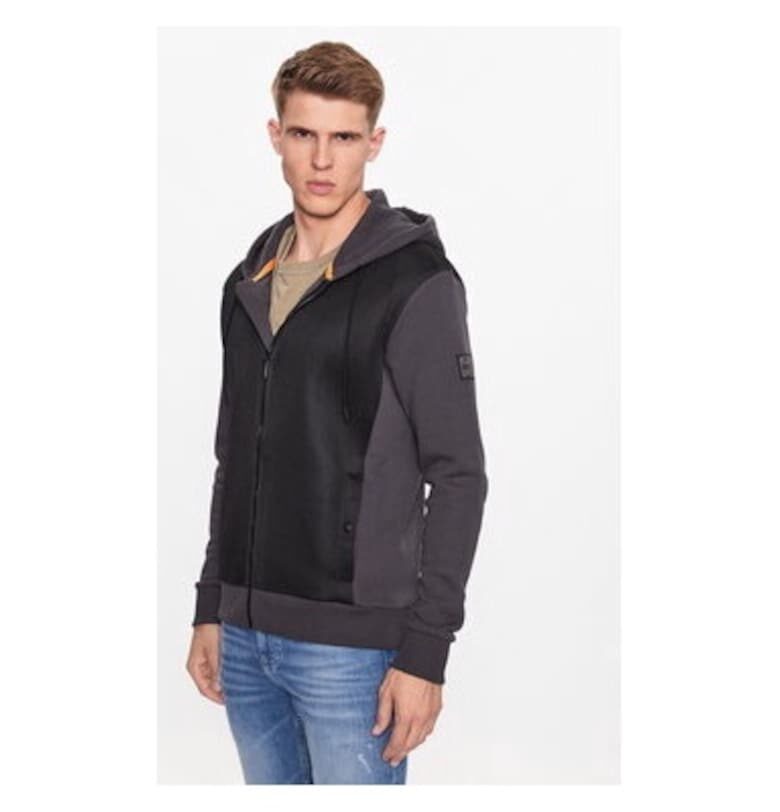 Мъжка блуза -  302612369 - Памук - Сив - Сив BOSS