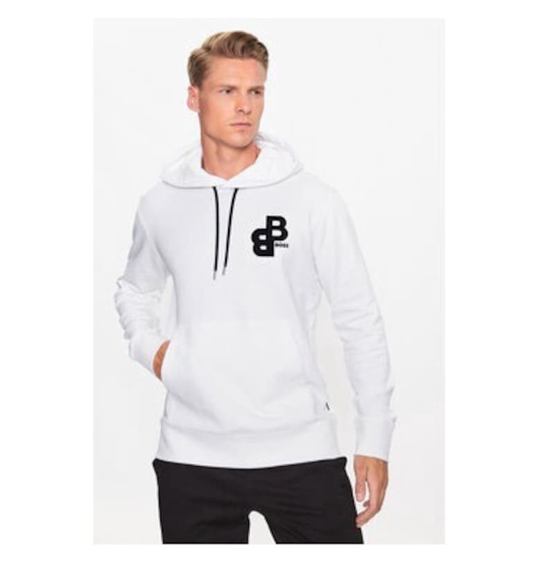 Мъжка блуза -  302796359 - Памук - Бяла - Бял BOSS