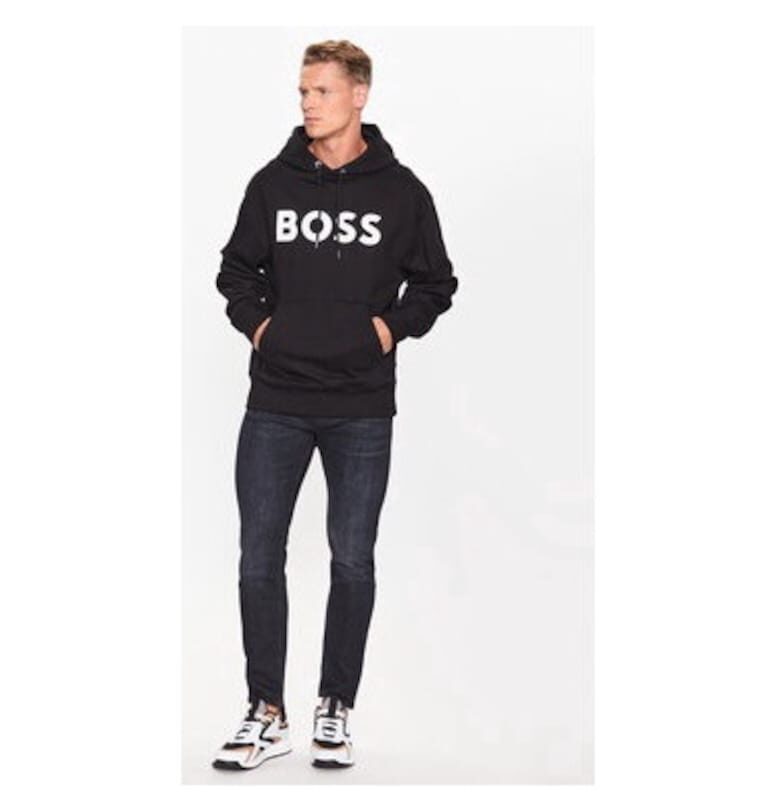 Мъжка блуза -  302796373 - Памук - Черен - Черен BOSS