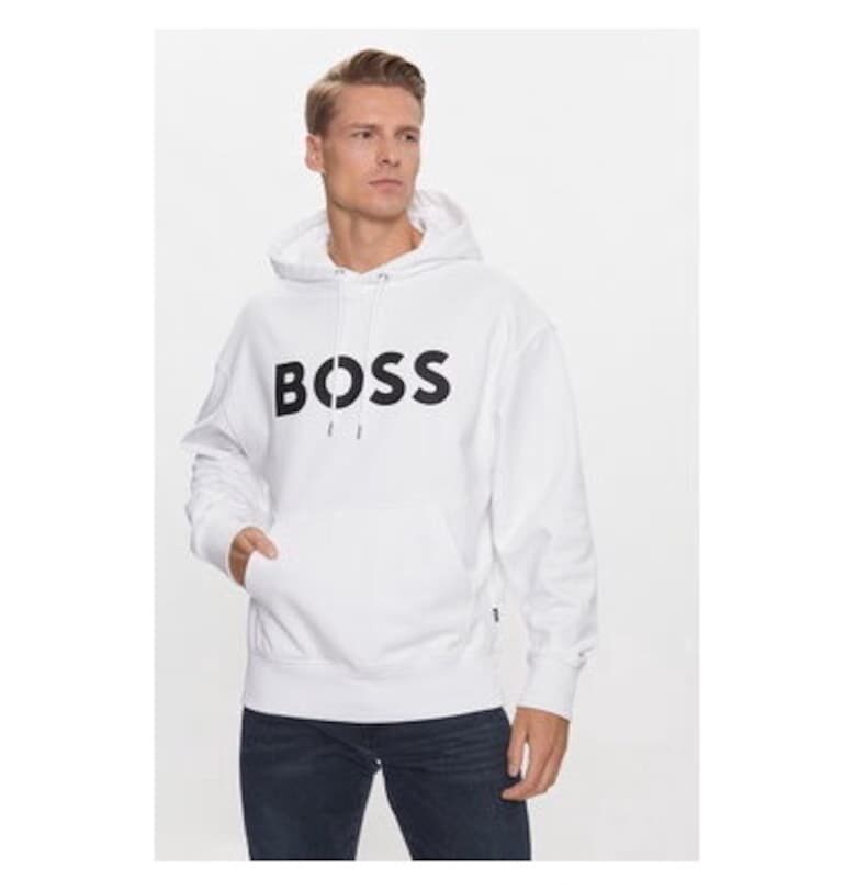 Мъжка блуза -  302796465 - Памук - Бяла - Бял BOSS