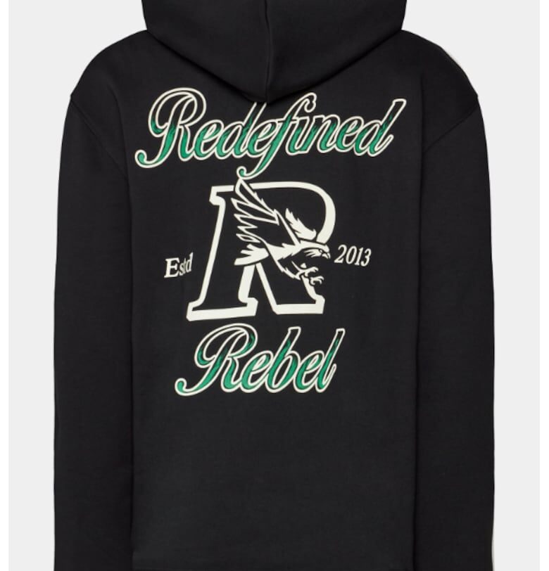 Мъжка тениска -  303366384 - памук - 2XL INTL - черна Redefined Rebel