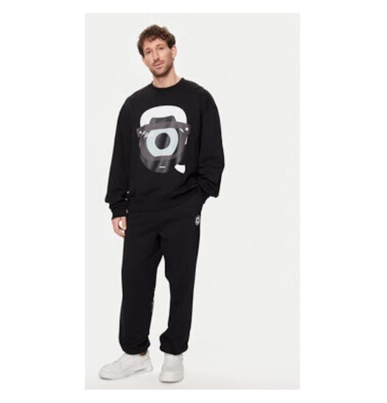 Мъжка блуза -  303610708 - Памук - Черен - Черен Karl Lagerfeld