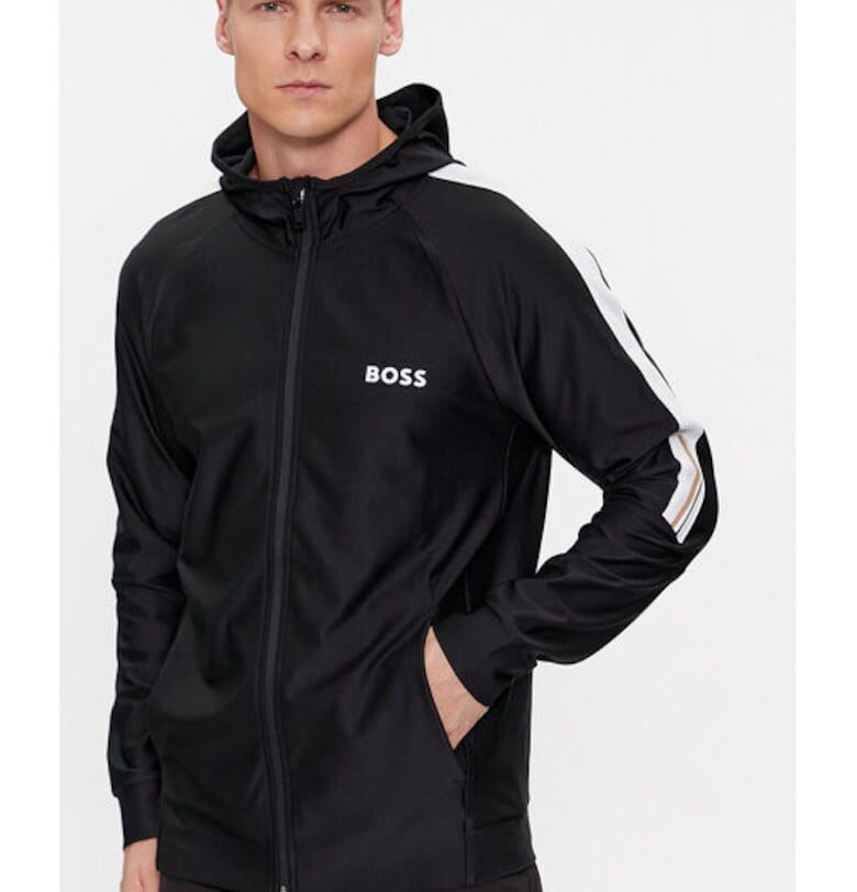 Мъжка блуза -  303640378 - Рециклиран полиестер - Черна - Черен BOSS