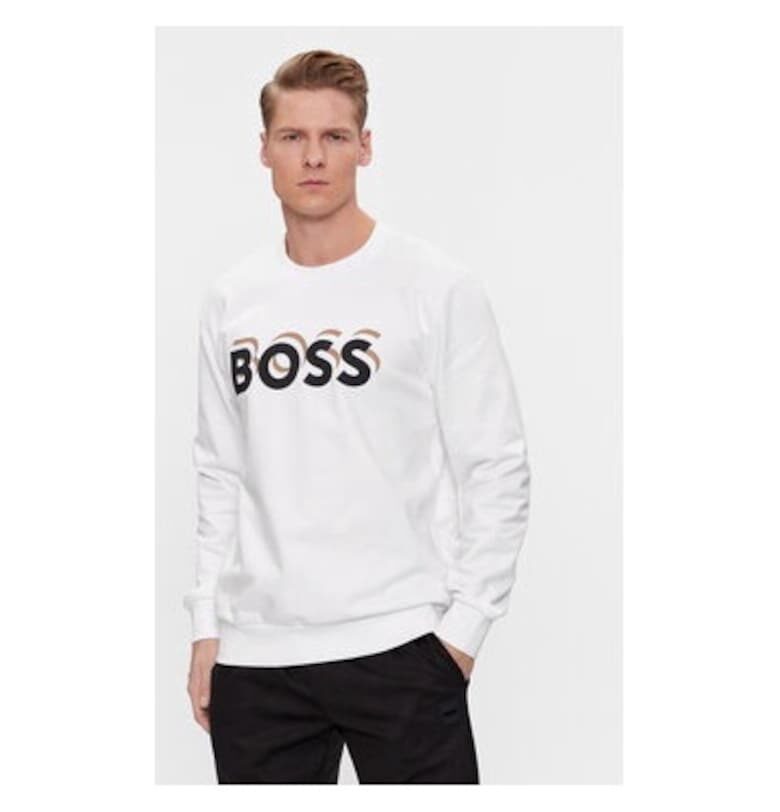 Мъжка блуза -  303640842 - Памук - Бяла - Бял BOSS