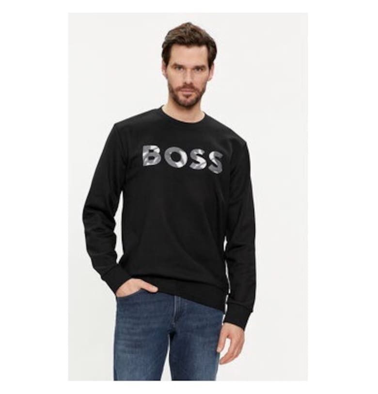 Мъжка блуза -  303675004 - Памук - Черен - Черен BOSS