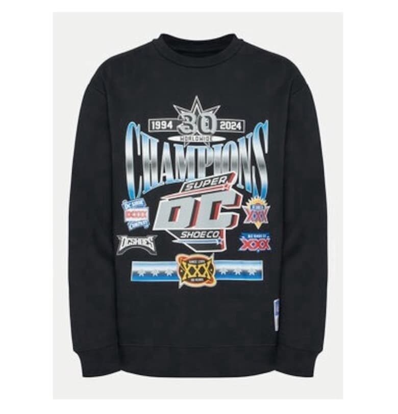 Мъжка блуза -  303978600 - Памук/Полиестер - Черна - Черен DC