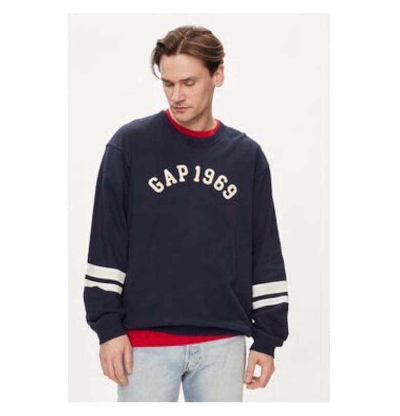 Мъжка блуза -  304143908 - Памук - Син GAP