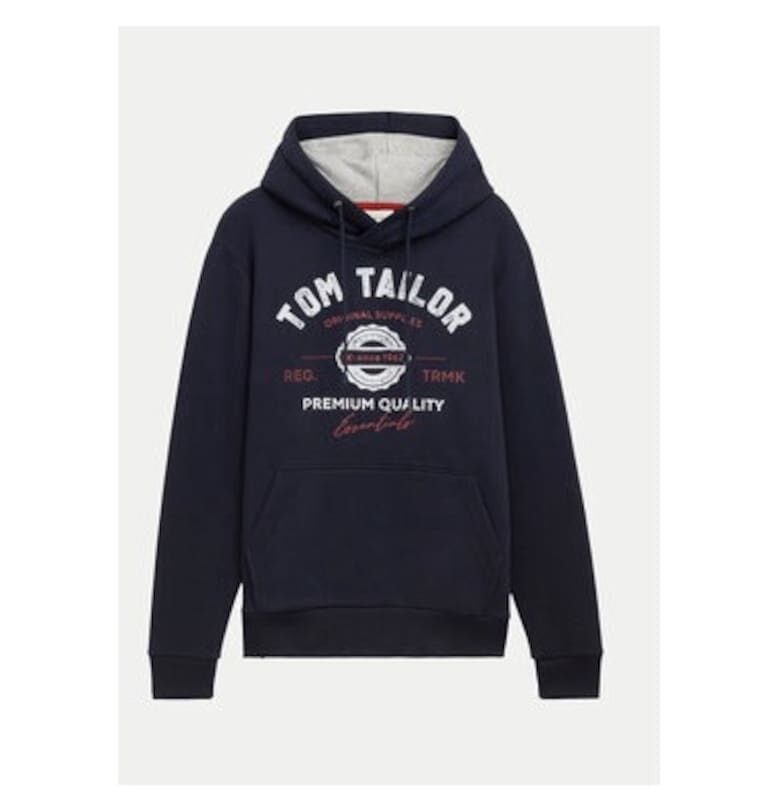 Мъжка блуза -  304210853 - Памук/Полиестер - Син - Син Tom Tailor