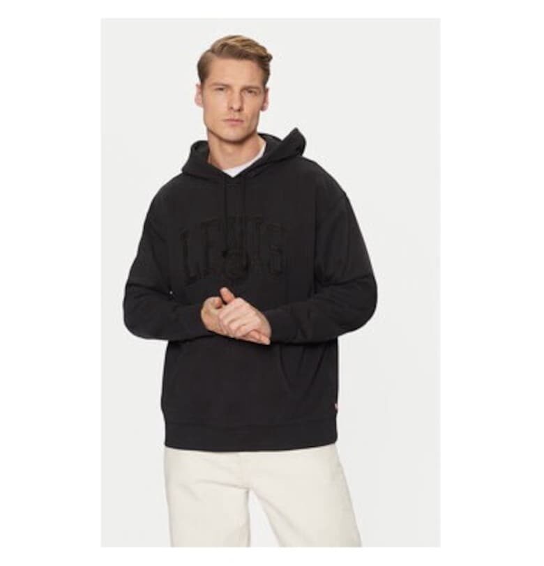 Мъжка блуза -  304238833 - Памук - Черен - Черен Levis