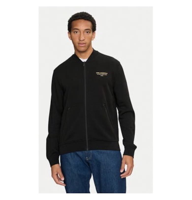 Мъжка блуза -  304305146 - Памук - Черен - Черен Karl Lagerfeld