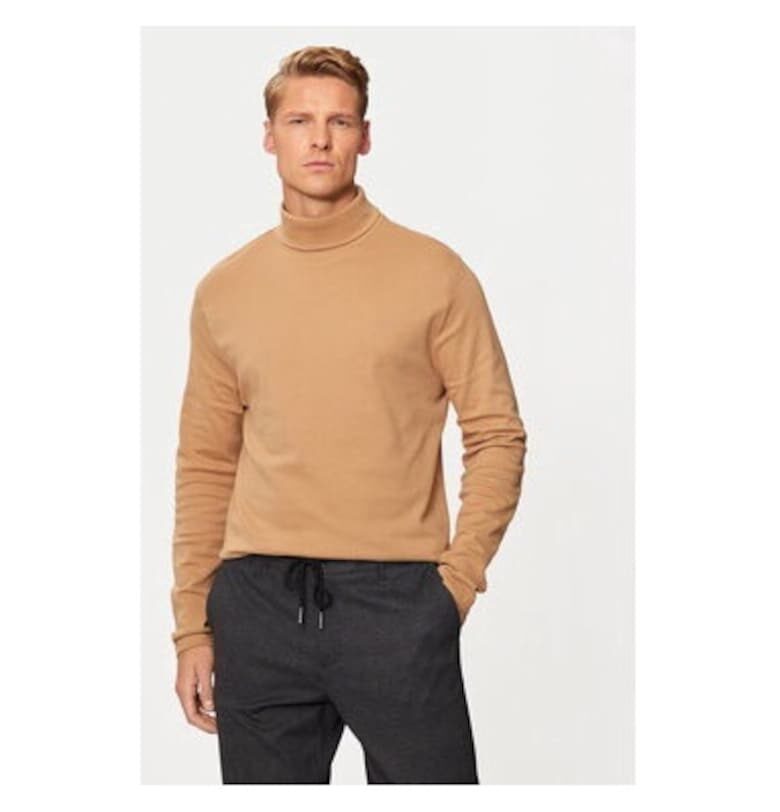 Мъжка блуза -  304695377 - Памук - Бежов - Бежов Hechter Paris