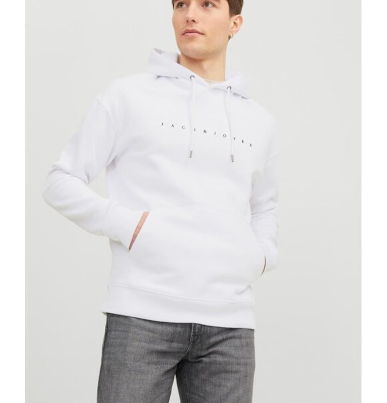 Мъжка блуза -  4448 - Полиестер - Бяла Jack  Jones