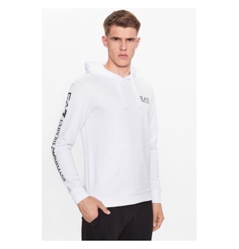 Мъжка блуза - Emporio Armani  301876922 - Памук - Бяла EA7