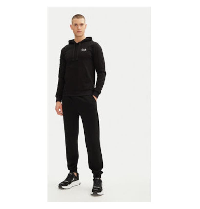 Мъжка блуза  Emporio Armani - 7M000569 AF13512 - Памук - 3XL INTL - Черна EA7