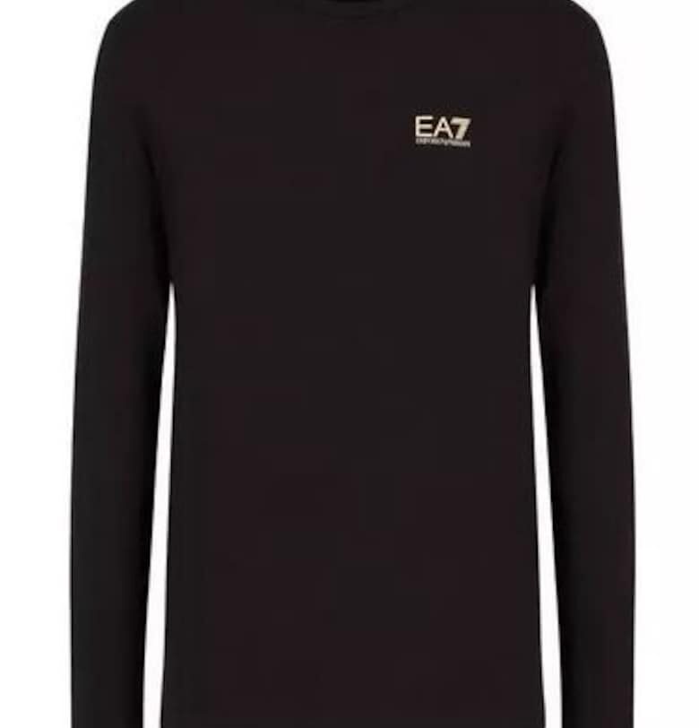 Мъжка блуза Emporio Armani  Памук/Еластан - Черна EA7