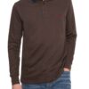 Мъжка блуза  Дълъг ръкав - Поло - Кафяв HARMONT  BLAINE
