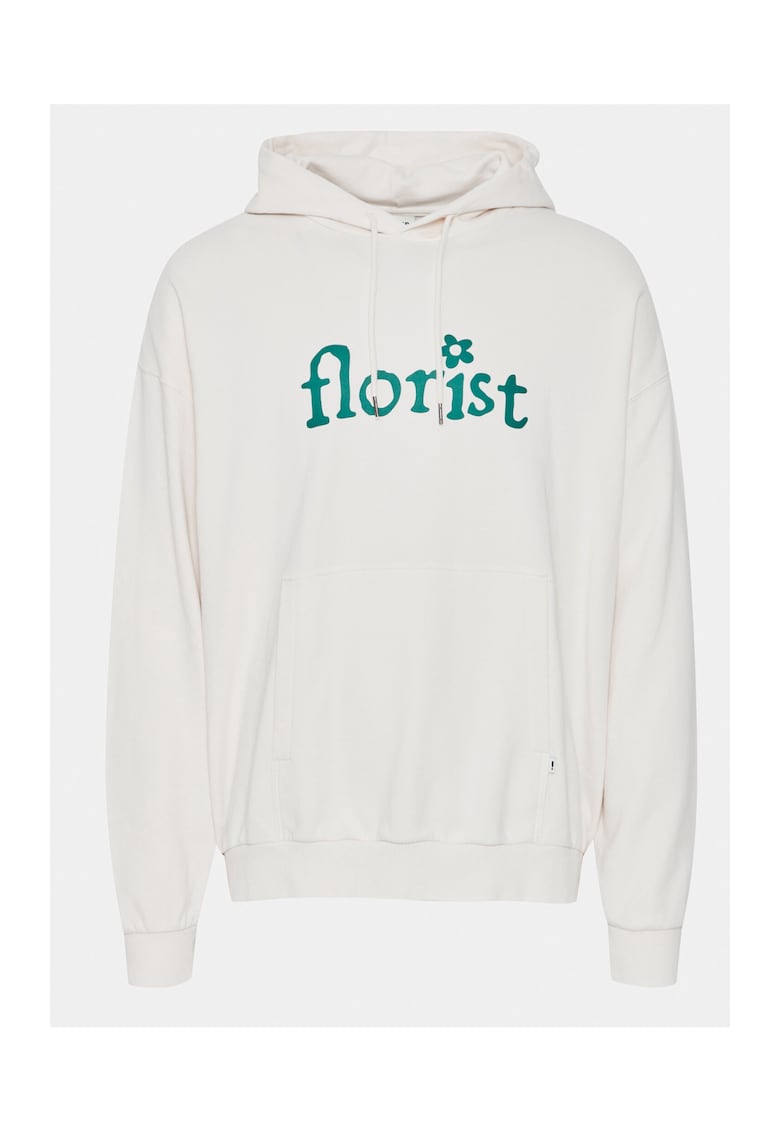 Мъжка блуза - едноцветна - 303538811 - бяла - памук Solid