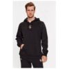 Мъжка блуза - марка 47 - 303357894 - памук/полиестер - черна - Черен 47 Brand