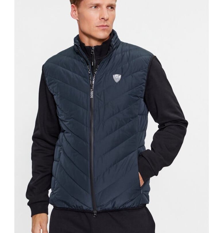 Мъжка жилетка -  85131 - тъмносин - полиестер Emporio Armani