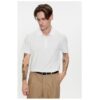 Мъжка поло риза  10044 5190 - Памук - Бял - Бял Baldessarini