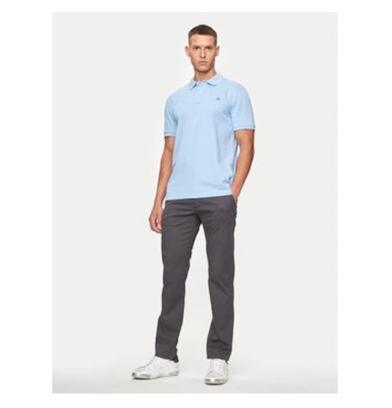 Мъжка поло риза  2220 - Памук - Син - Син Gant