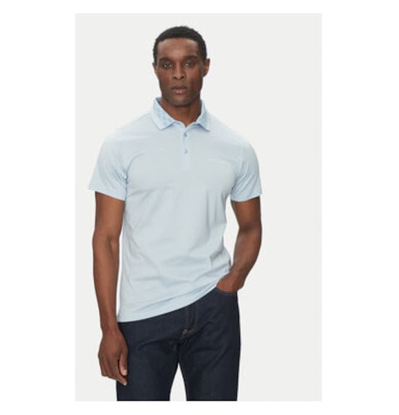 Мъжка поло риза  745001 552200 - Памук - Син - Син Karl Lagerfeld