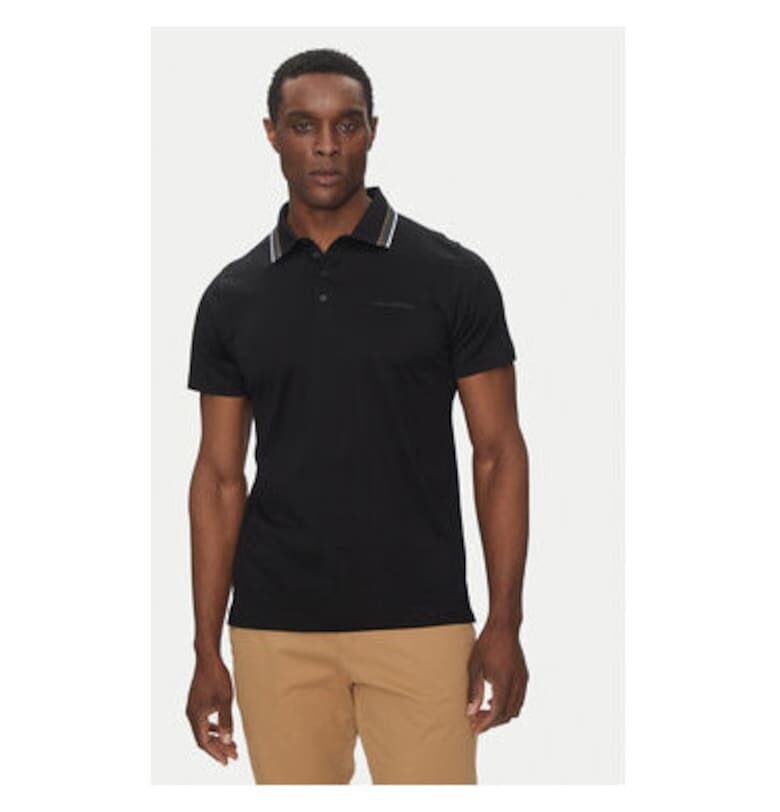 Мъжка поло риза  745002 552200 - Памук - Черен - Черен Karl Lagerfeld