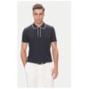 Мъжка поло риза B4 10063.5283 - Лен/Памук - Тъмносин - Тъмносин Baldessarini