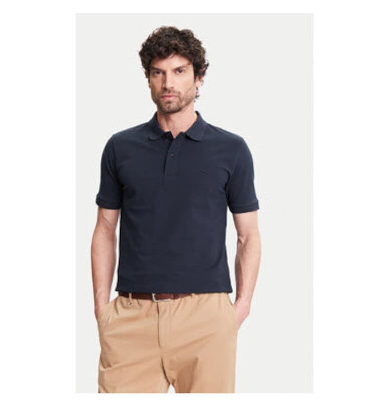 Мъжка поло риза  C5 21354.2110 - памук - тъмносиня - Тъмносин Pierre Cardin