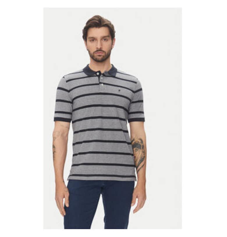 Мъжка поло риза  C5 21414.2115 - памук - тъмносиня - Тъмносин Pierre Cardin