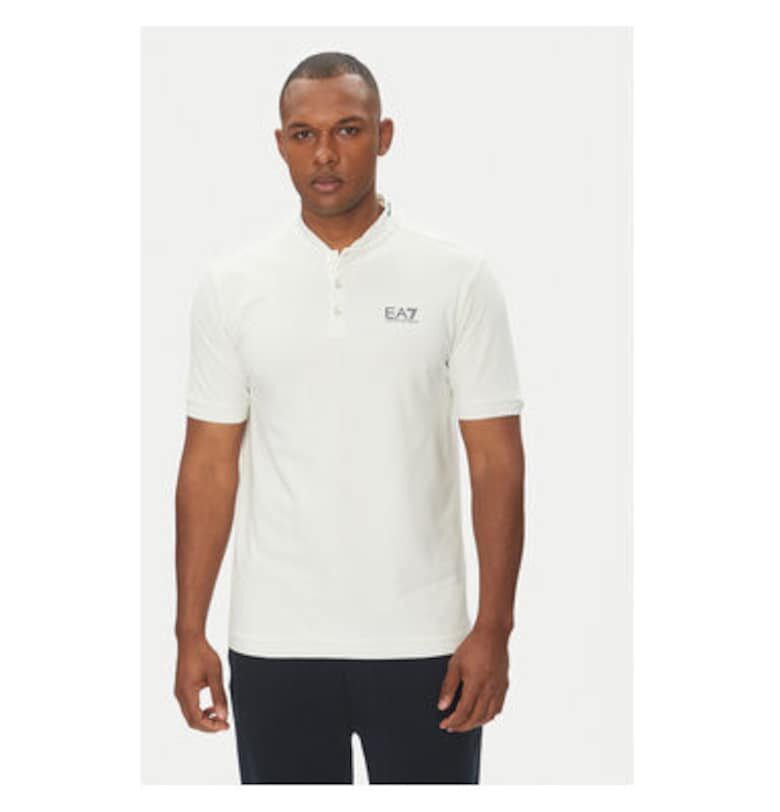 Мъжка поло риза Emporio Armani  7M000183 AF13511 - Памук - Бял EA7