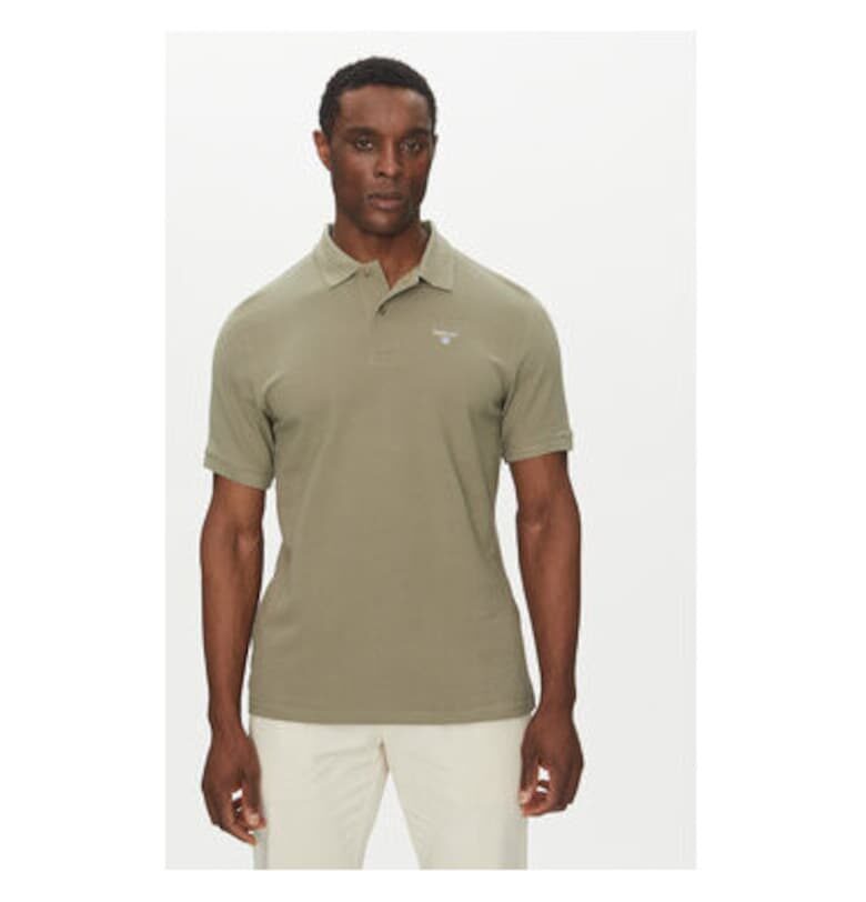 Мъжка поло риза  MML0358OL38 - Памук - Каки - Каки Barbour