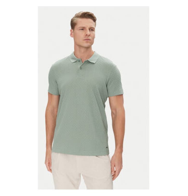 Мъжка поло тениска  10018924 30044673 - Памук - Зелен - Зелен Joop