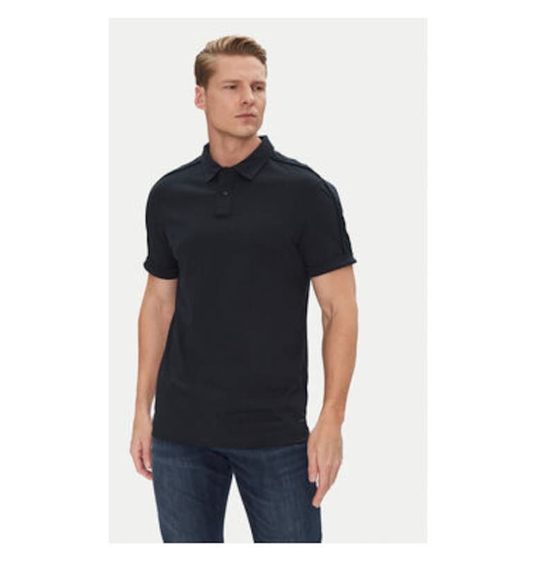 Мъжка поло тениска  10019272 30045558 - органичен памук - тъмносиня - Тъмносин Joop