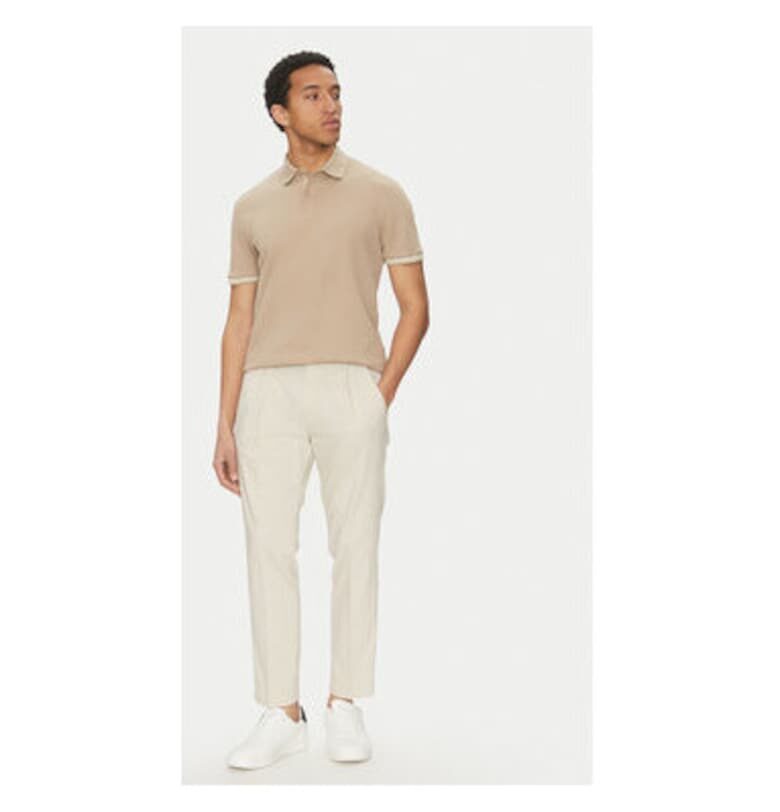 Мъжка поло тениска  10019361 30046012 - Памук - Бежов - Бежов joop jeans