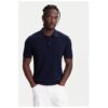 Мъжка поло тениска  1198U301H - памук - тъмносиня - Тъмносин United Colors of Benetton