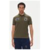 Мъжка поло тениска  251PO1851P3444 - Каки Aeronautica Militare