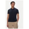 Мъжка поло тениска  251PO1855J679 - Лен - тъмносиньо - Тъмносин Aeronautica Militare