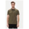 Мъжка поло тениска  251PO1862J682 - памук - каки - Каки Aeronautica Militare
