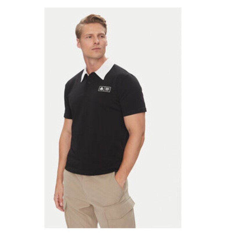 Мъжка поло тениска  351R2IW - Памук - Черен Kappa