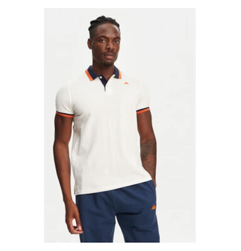 Мъжка поло тениска  611255W - Памук - Екрю - Екрю Robe Di Kappa