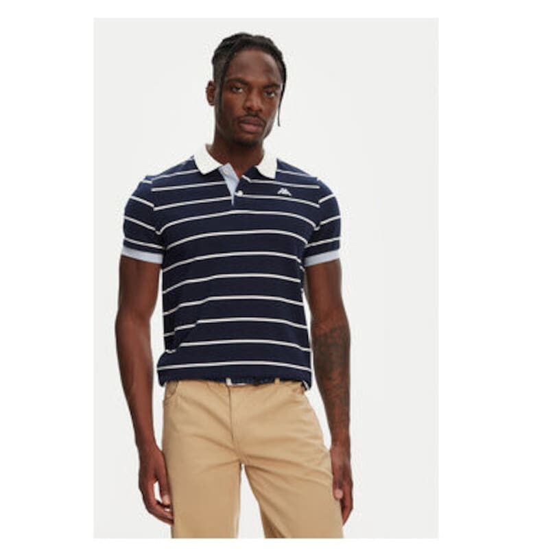 Мъжка поло тениска  64131FW - Памук - Тъмносиньо - Тъмносин Robe Di Kappa