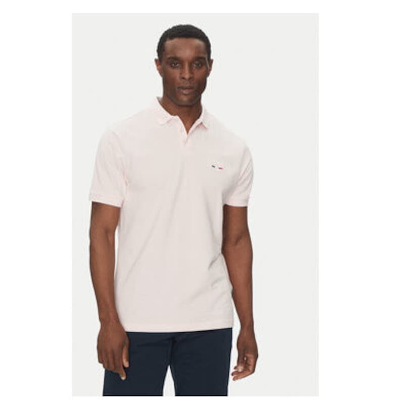 Мъжка поло тениска  74004210 - Памук - Розов - Розово Hechter Paris