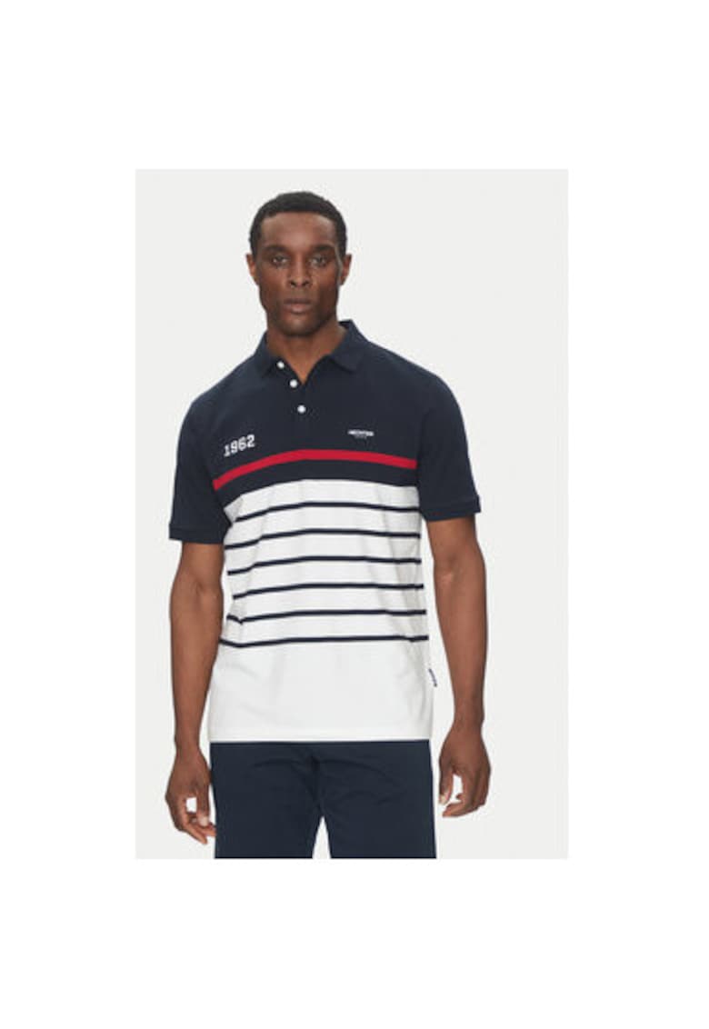 Мъжка поло тениска 74005690 - Памук - тъмносиньо - Тъмносин Hechter Paris