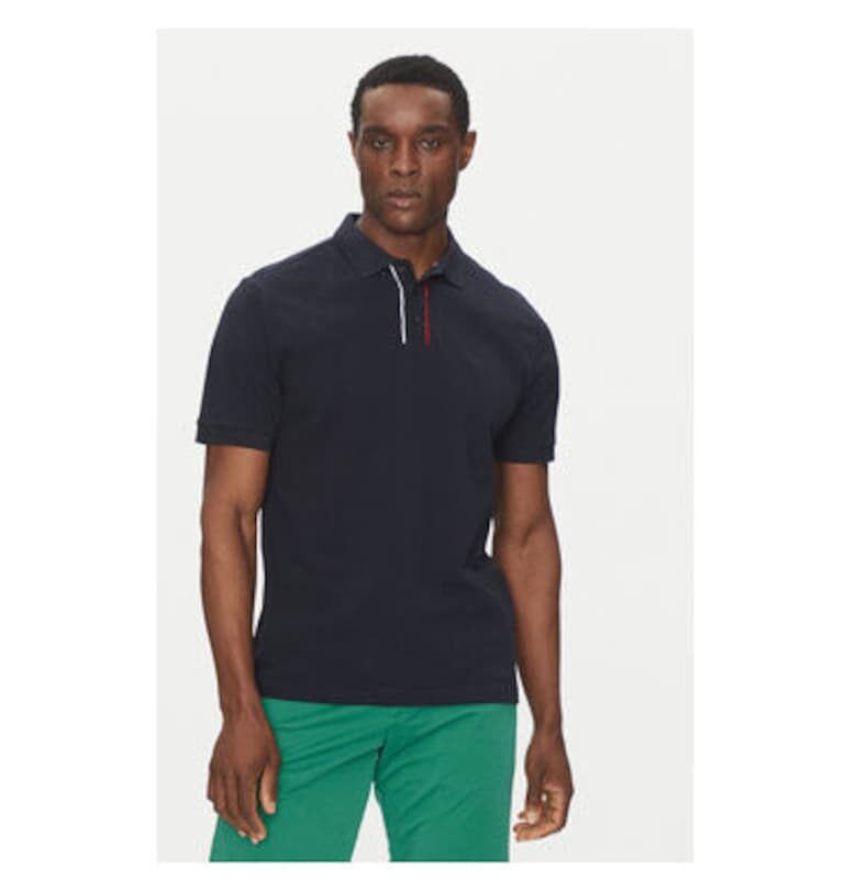 Мъжка поло тениска  74013690 - Памук - тъмносиньо Hechter Paris