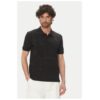 Мъжка поло тениска  JS402 - Памук/Еластан - 87697 - Черен LA MARTINA